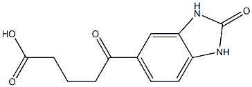 5-oxo-5-(2-oxo-2,3-dihydro-1H-1,3-benzodiazol-5-yl)pentanoic acid Structure