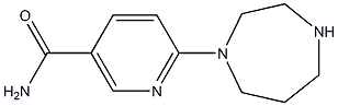 6-(1,4-diazepan-1-yl)nicotinamide Structure