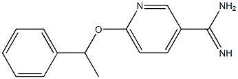 6-(1-phenylethoxy)pyridine-3-carboximidamide