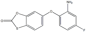 6-(2-amino-4-fluorophenoxy)-2H-1,3-benzoxathiol-2-one