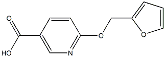 6-(2-furylmethoxy)nicotinic acid Struktur
