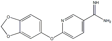 6-(2H-1,3-benzodioxol-5-yloxy)pyridine-3-carboximidamide