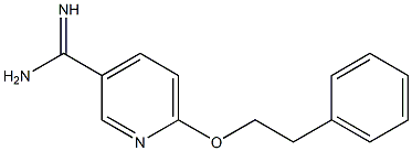6-(2-phenylethoxy)pyridine-3-carboximidamide Structure