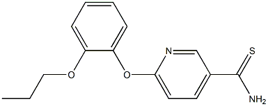 6-(2-propoxyphenoxy)pyridine-3-carbothioamide