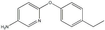 6-(4-ethylphenoxy)pyridin-3-amine Struktur
