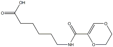  6-(5,6-dihydro-1,4-dioxin-2-ylformamido)hexanoic acid