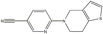 6-(6,7-dihydrothieno[3,2-c]pyridin-5(4H)-yl)nicotinonitrile Structure