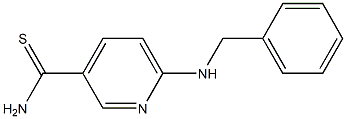 6-(benzylamino)pyridine-3-carbothioamide Struktur