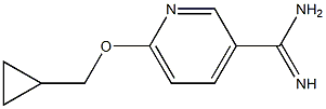 6-(cyclopropylmethoxy)pyridine-3-carboximidamide Structure