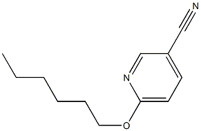 6-(hexyloxy)pyridine-3-carbonitrile,,结构式