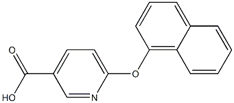 6-(naphthalen-1-yloxy)pyridine-3-carboxylic acid|