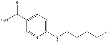 6-(pentylamino)pyridine-3-carbothioamide Structure