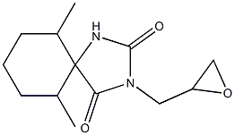 6,10-dimethyl-3-(oxiran-2-ylmethyl)-1,3-diazaspiro[4.5]decane-2,4-dione