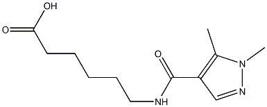  6-[(1,5-dimethyl-1H-pyrazol-4-yl)formamido]hexanoic acid