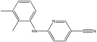 6-[(2,3-dimethylphenyl)amino]pyridine-3-carbonitrile 结构式