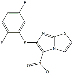 6-[(2,5-difluorophenyl)thio]-5-nitroimidazo[2,1-b][1,3]thiazole