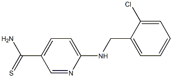 6-[(2-chlorobenzyl)amino]pyridine-3-carbothioamide