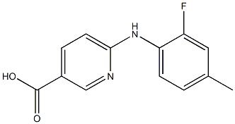  6-[(2-fluoro-4-methylphenyl)amino]pyridine-3-carboxylic acid