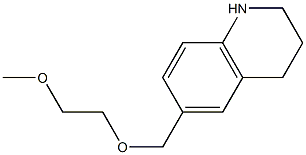 6-[(2-methoxyethoxy)methyl]-1,2,3,4-tetrahydroquinoline Struktur
