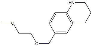 6-[(2-methoxyethoxy)methyl]-1,2,3,4-tetrahydroquinoline 化学構造式