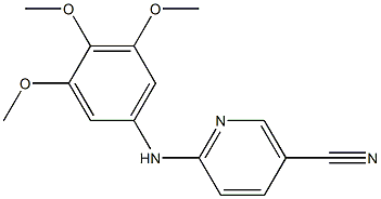6-[(3,4,5-trimethoxyphenyl)amino]nicotinonitrile