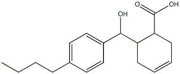 6-[(4-butylphenyl)(hydroxy)methyl]cyclohex-3-ene-1-carboxylic acid