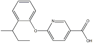 6-[2-(butan-2-yl)phenoxy]pyridine-3-carboxylic acid