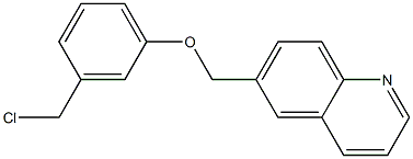 6-[3-(chloromethyl)phenoxymethyl]quinoline