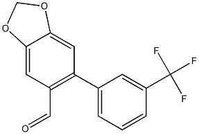 6-[3-(trifluoromethyl)phenyl]-1,3-benzodioxole-5-carbaldehyde