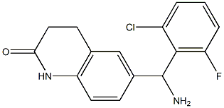  6-[amino(2-chloro-6-fluorophenyl)methyl]-1,2,3,4-tetrahydroquinolin-2-one