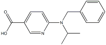 6-[benzyl(propan-2-yl)amino]pyridine-3-carboxylic acid