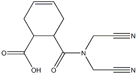  6-[bis(cyanomethyl)carbamoyl]cyclohex-3-ene-1-carboxylic acid