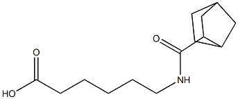 6-{bicyclo[2.2.1]heptan-2-ylformamido}hexanoic acid 结构式