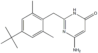 6-amino-2-[(4-tert-butyl-2,6-dimethylphenyl)methyl]-3,4-dihydropyrimidin-4-one