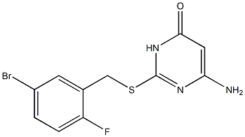 6-amino-2-{[(5-bromo-2-fluorophenyl)methyl]sulfanyl}-3,4-dihydropyrimidin-4-one