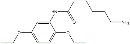 6-amino-N-(2,5-diethoxyphenyl)hexanamide 化学構造式