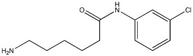 6-amino-N-(3-chlorophenyl)hexanamide