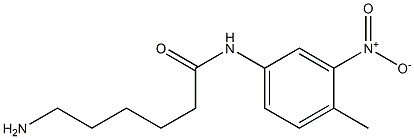 6-amino-N-(4-methyl-3-nitrophenyl)hexanamide Structure