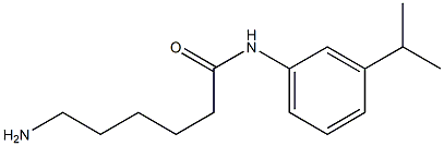 6-amino-N-[3-(propan-2-yl)phenyl]hexanamide