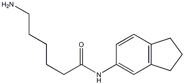 6-amino-N-2,3-dihydro-1H-inden-5-ylhexanamide Structure