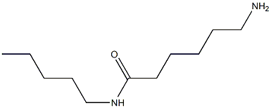 6-amino-N-pentylhexanamide 结构式