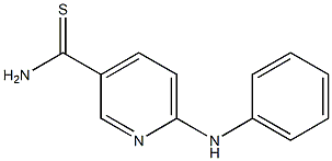 6-anilinopyridine-3-carbothioamide,,结构式