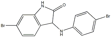 6-bromo-3-[(4-bromophenyl)amino]-2,3-dihydro-1H-indol-2-one