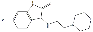  6-bromo-3-{[2-(morpholin-4-yl)ethyl]amino}-2,3-dihydro-1H-indol-2-one