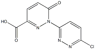 6'-chloro-6-oxo-6H-1,3'-bipyridazine-3-carboxylic acid,,结构式