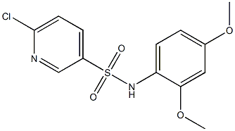 6-chloro-N-(2,4-dimethoxyphenyl)pyridine-3-sulfonamide
