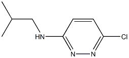 6-chloro-N-(2-methylpropyl)pyridazin-3-amine 化学構造式