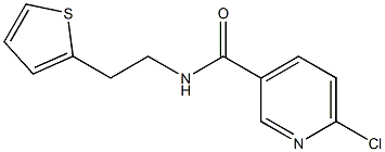 6-chloro-N-[2-(thiophen-2-yl)ethyl]pyridine-3-carboxamide|