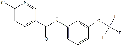 6-chloro-N-[3-(trifluoromethoxy)phenyl]pyridine-3-carboxamide