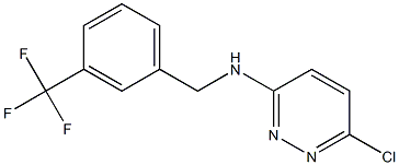 6-chloro-N-{[3-(trifluoromethyl)phenyl]methyl}pyridazin-3-amine Structure